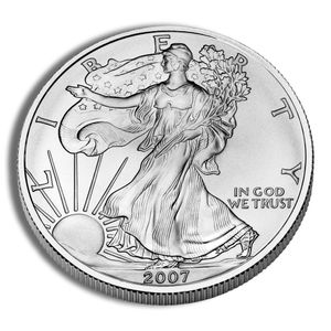 2007 Silver American Eagle - BU