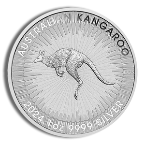 2024 1 Oz Silver Australia Kangaroo - BU