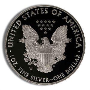 2012-W Proof Silver American Eagle (with Box and COA)