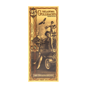 Oklahoma 25 Goldback