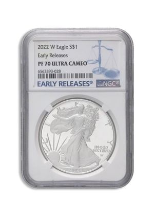 2022-W Proof Silver Eagle NGC PF70 Early Releases