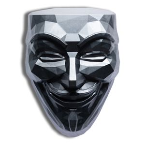 2 Oz Silver South Korea - The Rebel Guy Fawkes Dark Stacker (In Capsule)