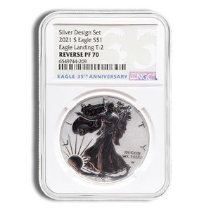 2021-S Reverse Proof Silver Eagle NGC PF70 - Type 2