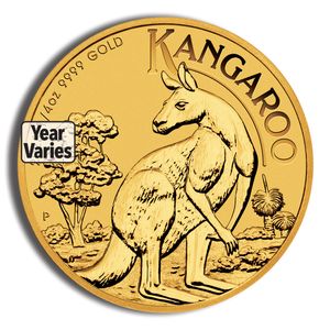 1/4 Oz Australia Kangaroo Gold Coin - BU (Random Year)