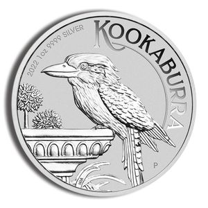 2022 1 Oz Australia Kookaburra Silver Coin - BU