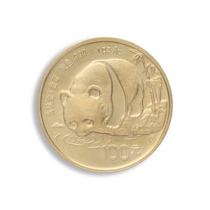 1987 1 oz Gold China Panda BU (Sealed)