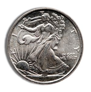 1/10 Oz Silver Round - Walking Liberty Design