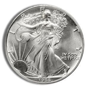 1986 Silver American Eagle - BU