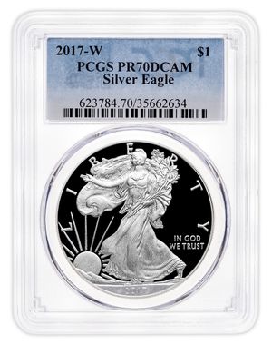2017-W Proof Silver Eagle PCGS PR70