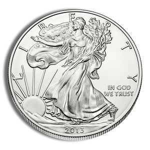 2013 Silver American Eagle - BU