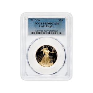 2013-W 1/2 oz Proof Gold Eagle $25 PCGS PR70