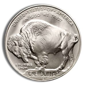 2001-D $1 Silver Buffalo Commemorative - BU (with Box and COA)