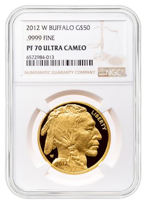2012-W $50 Proof Gold Buffalo NGC PF70