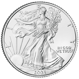 2005 Silver American Eagle Sealed Monster Box - BU