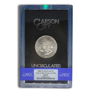 1880-CC Rev 78 GSA Morgan Silver Dollar - NGC MS64