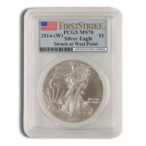 2014 Silver American Eagle - PCGS MS70 (First Strike)