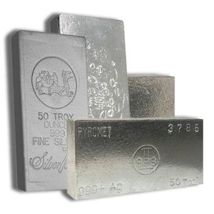 Miscellaneous Marked .999 Silver (more than 50 Oz)