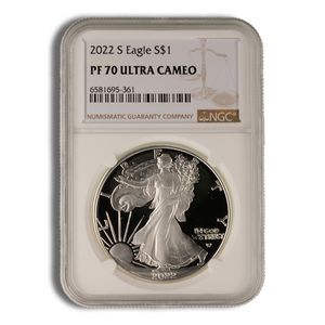 2022-S Proof Silver Eagle NGC PF70