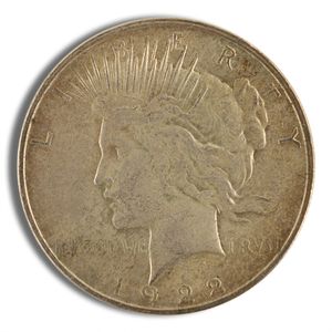 Peace Silver Dollar - Fine+ Condition