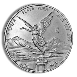 2015 1 Oz Silver Mexico Libertad - BU