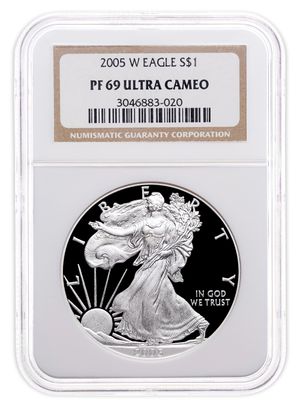 2005-W Proof Silver Eagle NGC PF69