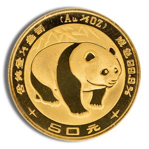 1/2 Oz China Gold Panda - BU (Random Year, Unsealed)