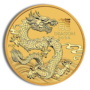 2024 1/20 oz Australia Gold Dragon BU - Series III