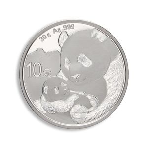 2019 30 Gram China Silver Panda - BU