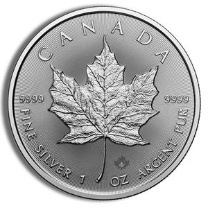 2025 1 Oz Silver Canadian Maple Leaf - BU