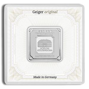 1 Oz Silver Bar - Geiger (In Assay Card)
