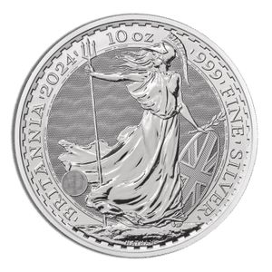 2024 10 oz Great Britain Silver Britannia