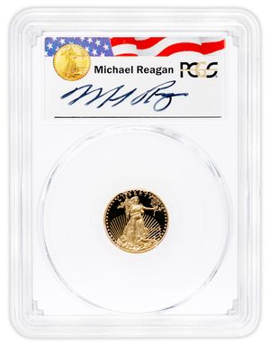 2015-W 1/10 oz Proof Gold Eagle $5 PCGS PR70