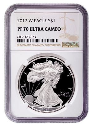2017-W Proof Silver Eagle NGC PF70