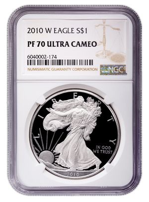 2010-W Proof Silver Eagle NGC PF70