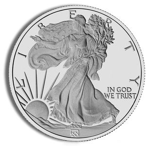 1 Oz Silver Round - Walking Liberty