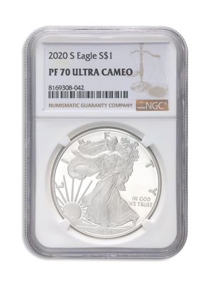 2020-S Proof Silver Eagle NGC PF70