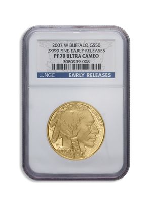 2007-W $50 Proof Gold Buffalo NGC PF70 Early Releases