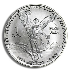 1994 1 Oz Silver Mexico Libertad - BU