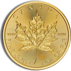 2025 1 Oz Gold Canadian Maple Leaf - BU