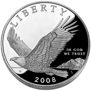 2008-P $1 Bald Eagle Silver Commem - Proof