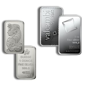 1 Oz Silver Bar - Secondary Market (Random Brand)