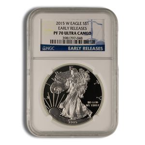 2015-W Proof Silver Eagle NGC PF70 Early Releases