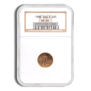 1988 1/10 Oz Gold American Eagle - NGC MS69