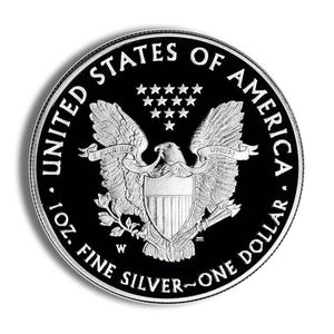 2017-W Proof Silver American Eagle - BU (with Box and COA)