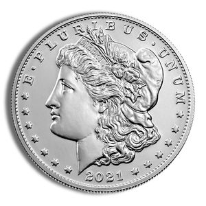 2021-O Morgan Silver Dollar - BU (with Box and COA)