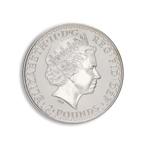 2002 1 oz Great Britain Silver Britannia BU