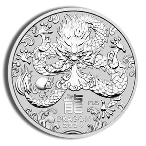 2024 1 Kilo Australia Silver Lunar Dragon (Series III) - BU