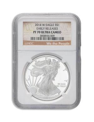 2014-W Proof Silver Eagle NGC PF70 Early Releases