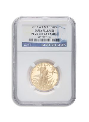 2013-W 1/2 oz Proof Gold Eagle $25 NGC PF70 ER