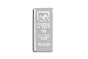 10 Oz Silver Bar - Frontier Mint (Mirrored Finish)